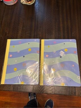 Callie Danielle set of 2 collage ruled composition notebooks